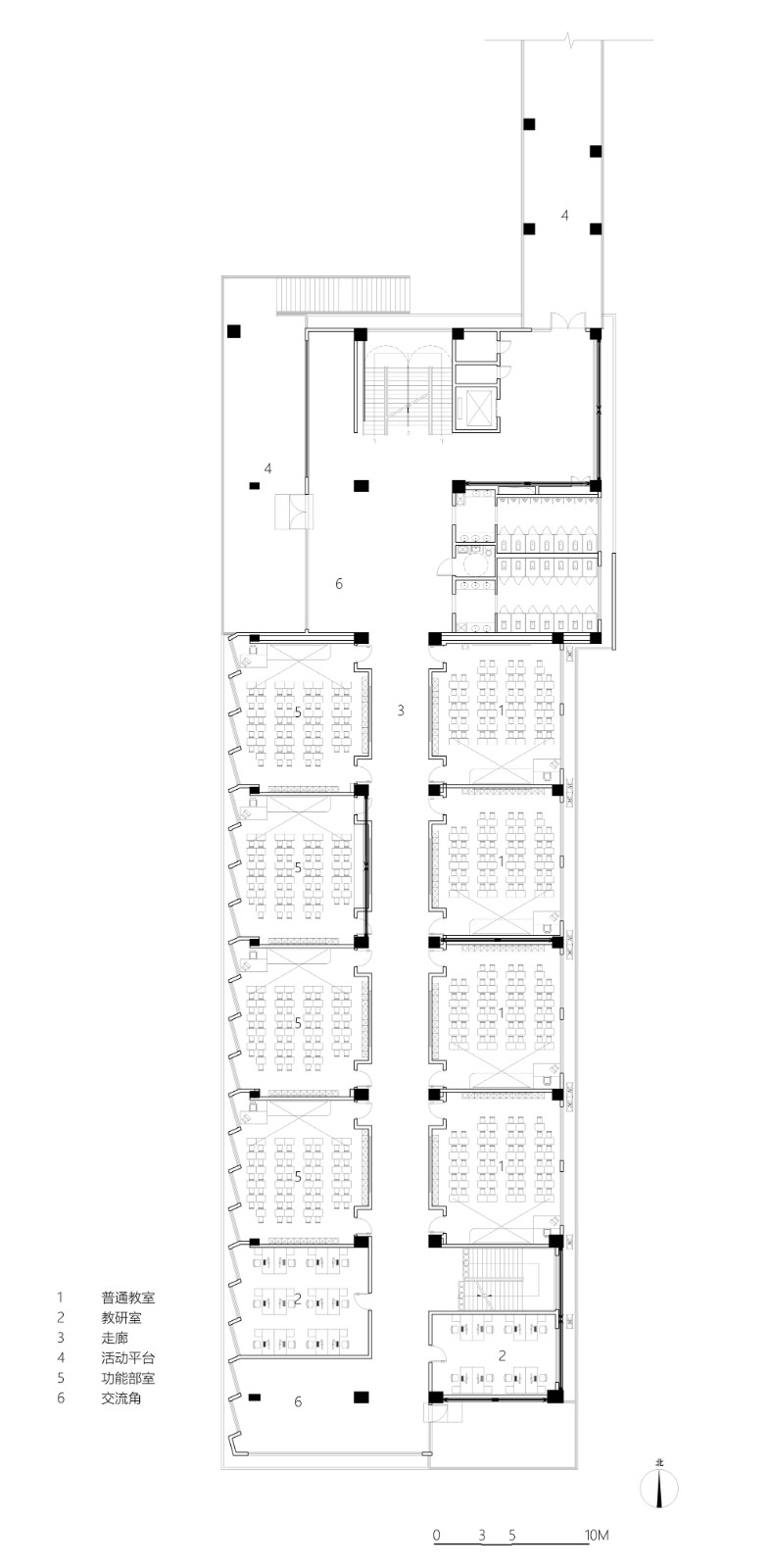 BIM建筑|西安市未央路小学综合楼 / 中国建筑西北设计研究院 屈培青工作室 BIM建筑|西安市未央路小学综合楼 / 中国建筑西北设计研究院 屈培青工作室