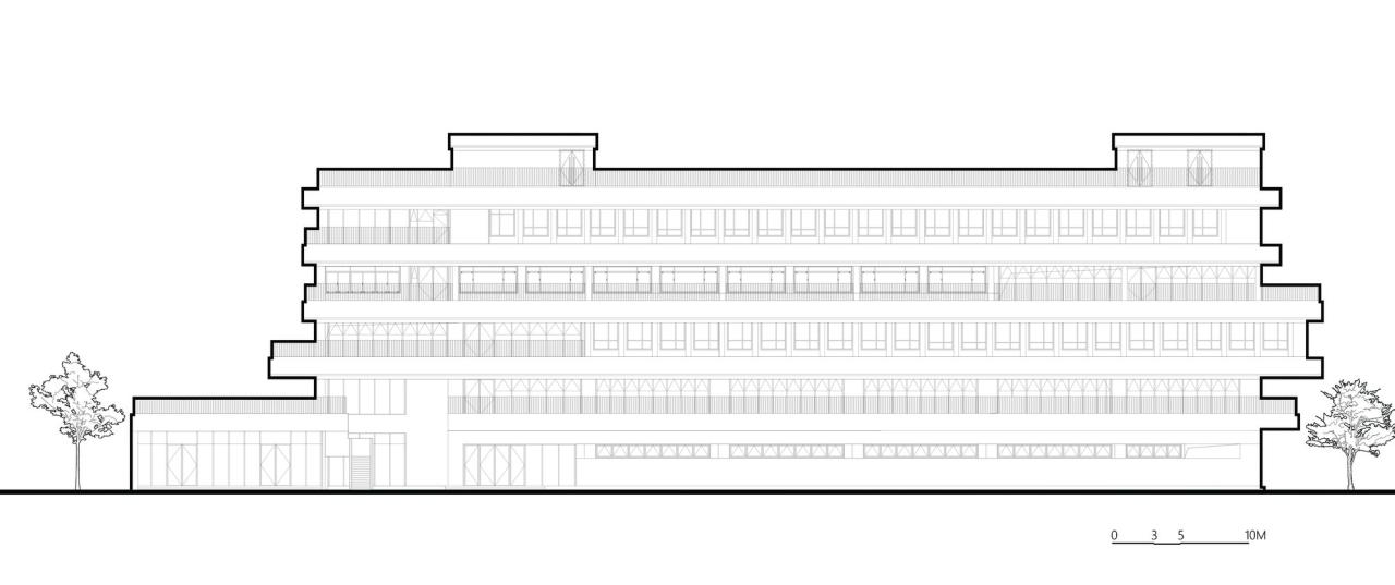 BIM建筑|西安市未央路小学综合楼 / 中国建筑西北设计研究院 屈培青工作室 BIM建筑|西安市未央路小学综合楼 / 中国建筑西北设计研究院 屈培青工作室