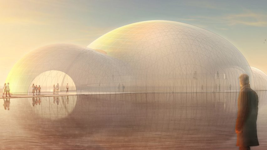 BIM建筑|坂茂为2025年大阪世博会设计三圆顶展馆 BIM建筑|坂茂为2025年大阪世博会设计三圆顶展馆