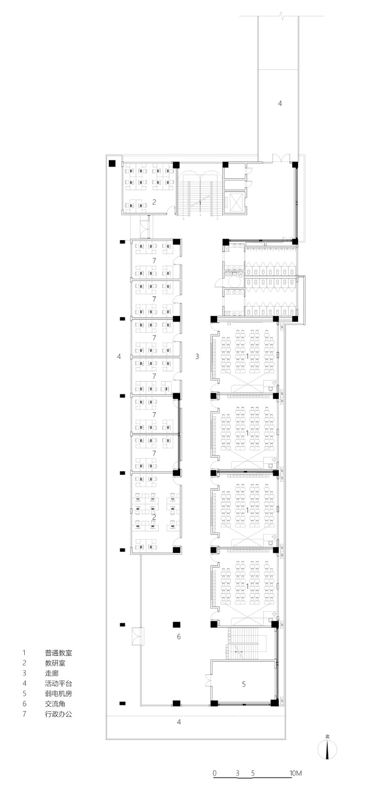 BIM建筑|西安市未央路小学综合楼 / 中国建筑西北设计研究院 屈培青工作室 BIM建筑|西安市未央路小学综合楼 / 中国建筑西北设计研究院 屈培青工作室