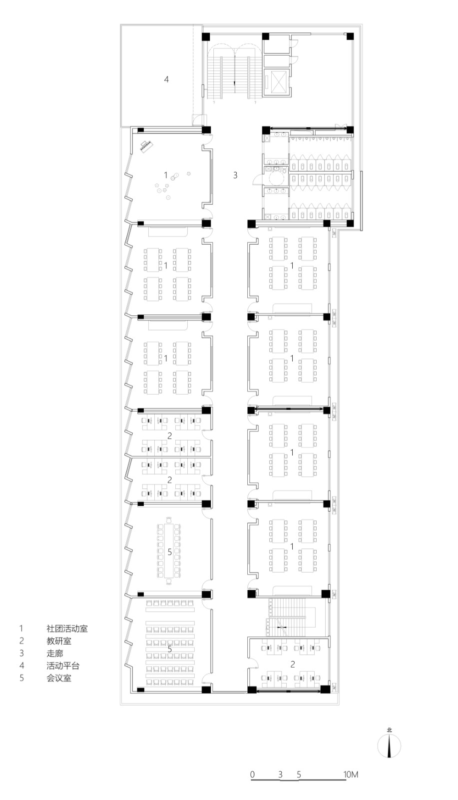 BIM建筑|西安市未央路小学综合楼 / 中国建筑西北设计研究院 屈培青工作室 BIM建筑|西安市未央路小学综合楼 / 中国建筑西北设计研究院 屈培青工作室