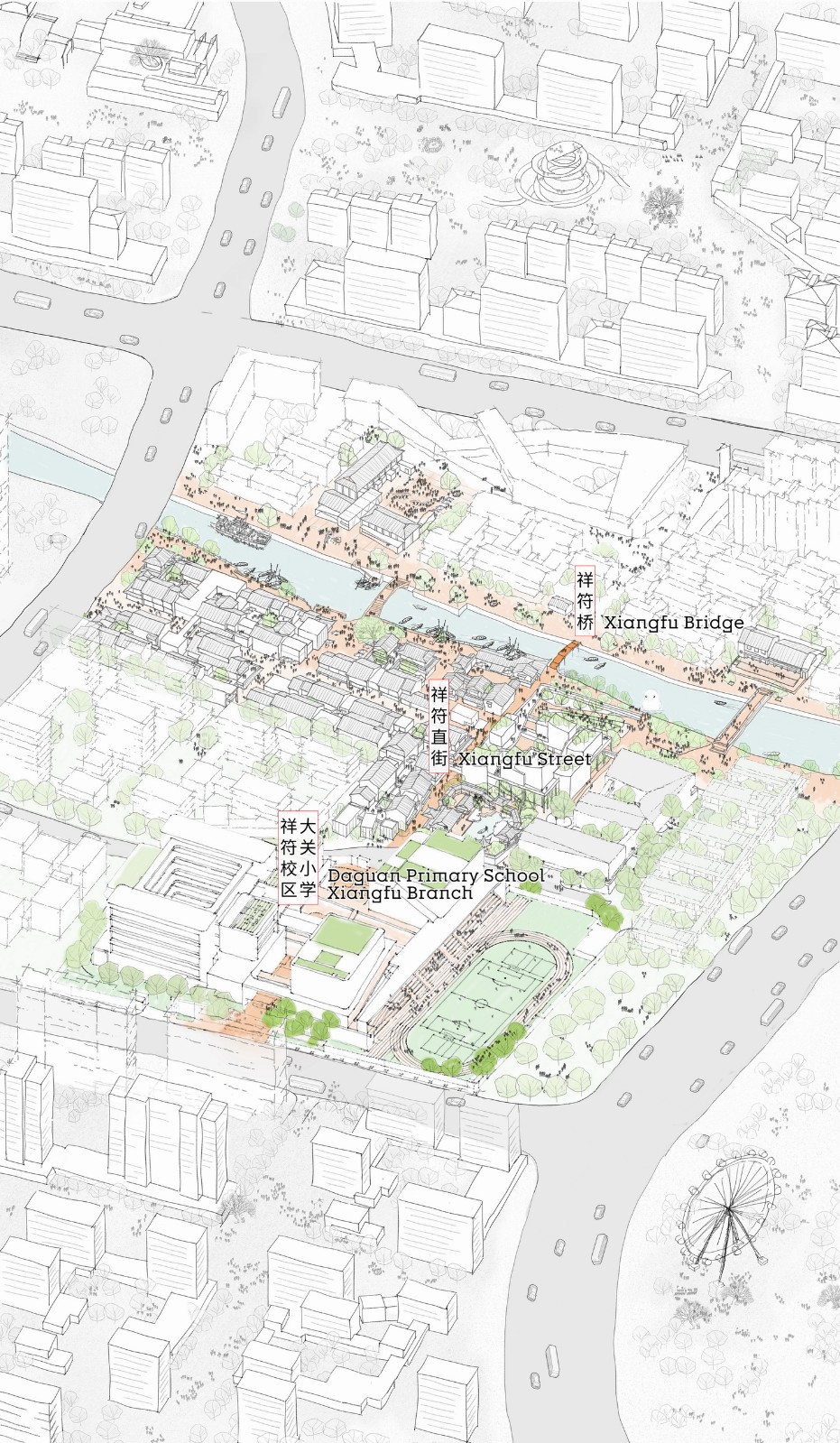 BIM建筑|杭州大关小学祥符校区:在传承中成长 / goa大象设计 BIM建筑|杭州大关小学祥符校区:在传承中成长 / goa大象设计