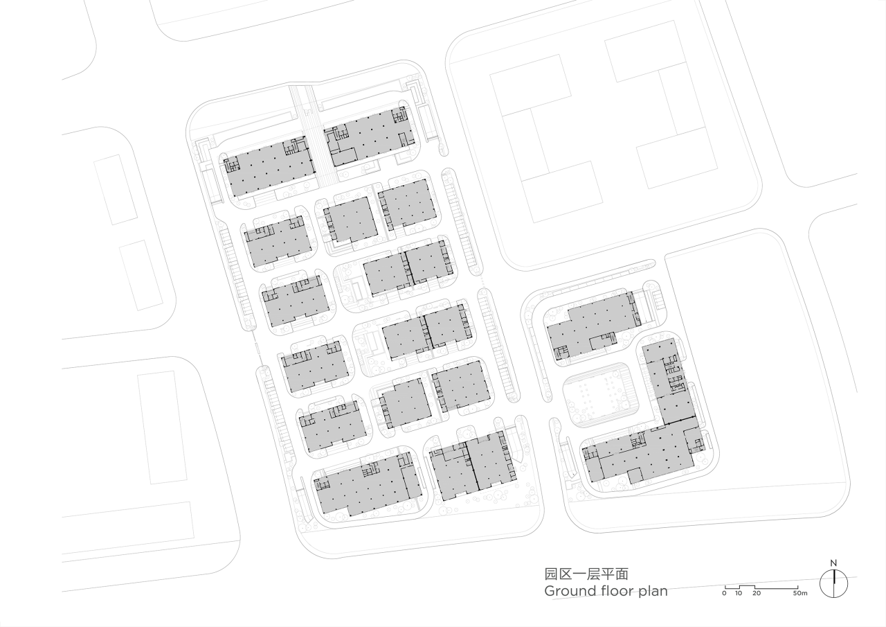 BIM建筑|工业上楼 模式迭代:杭州中节能(富阳)环保产业园 / line+孟凡浩新作 BIM建筑|工业上楼 模式迭代:杭州中节能(富阳)环保产业园 / line+孟凡浩新作