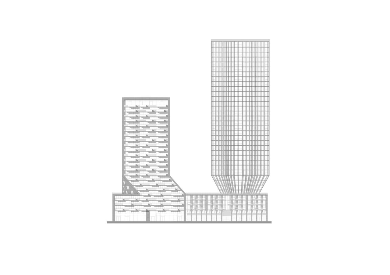 BIM建筑|卡萨诺瓦大楼 / Barcode Architects BIM建筑|卡萨诺瓦大楼 / Barcode Architects