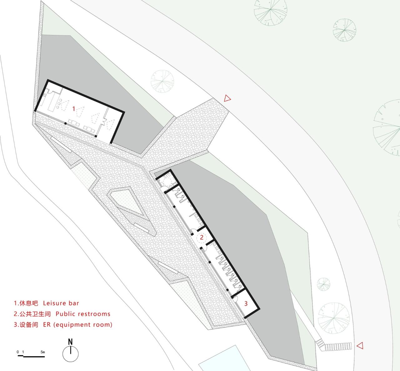 BIM建筑|帆的乡愁:环洱海生态廊道五号驿站 / 三文建筑 BIM建筑|帆的乡愁:环洱海生态廊道五号驿站 / 三文建筑