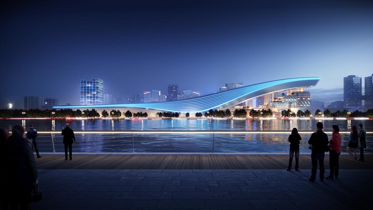 BIM建筑|深圳前海·华发冰雪世界:全球最大规模室内滑雪中心 / 10 Design BIM建筑|深圳前海·华发冰雪世界:全球最大规模室内滑雪中心 / 10 Design