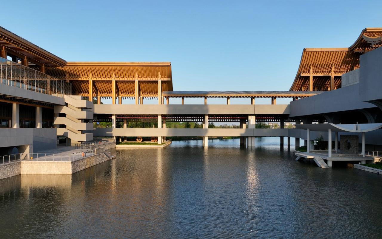 BIM建筑|稻田与廊桥 - 宁波国际会议中心 / 汤桦建筑设计 BIM建筑|稻田与廊桥 - 宁波国际会议中心 / 汤桦建筑设计