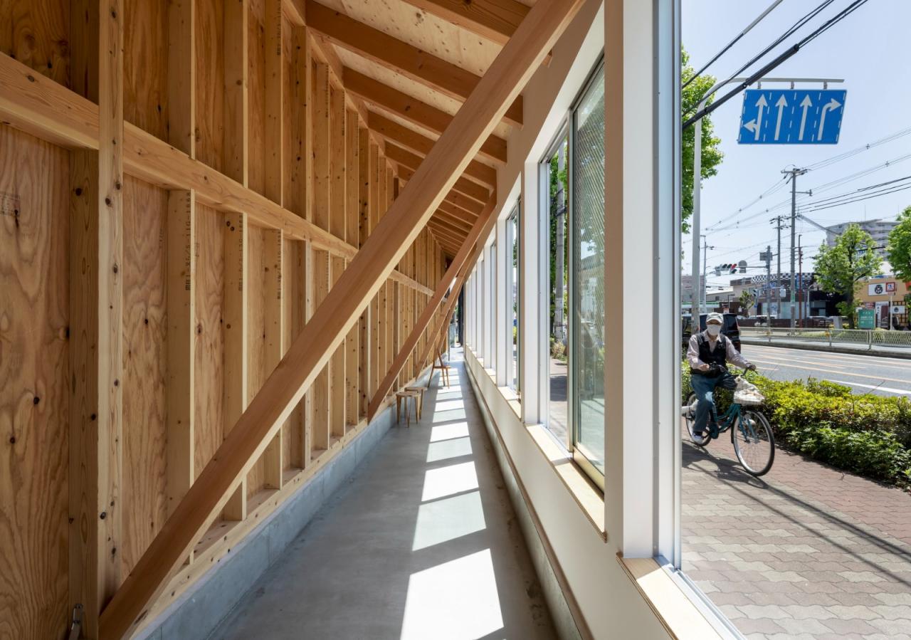 BIM建筑|4x59米三角地,YOKONAGAYA 美容院 / Office for Environment Architecture BIM建筑|4x59米三角地,YOKONAGAYA 美容院 / Office for Environment Architecture