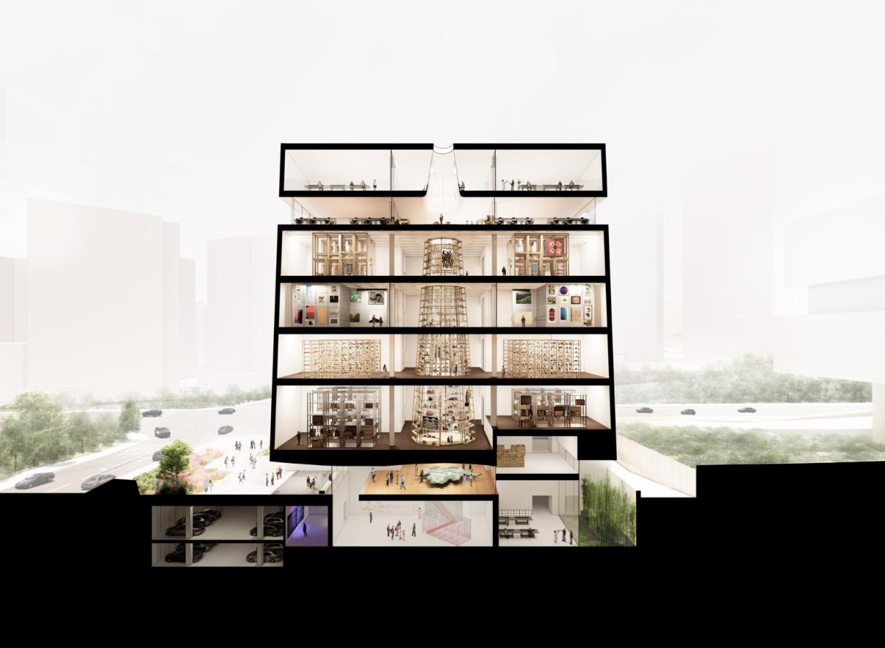 BIM建筑|坚固的“塔”:首尔博物档案室 Seoripul / 赫尔佐格&德梅隆 BIM建筑|坚固的“塔”:首尔博物档案室 Seoripul / 赫尔佐格&德梅隆