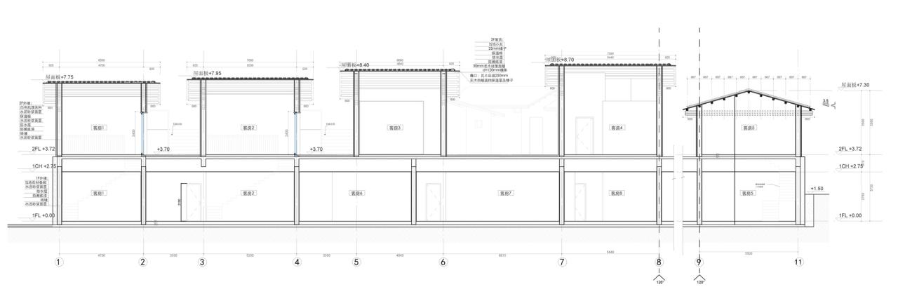 BIM建筑|鹿柴山集 精品民宿 / 小大建筑 BIM建筑|鹿柴山集 精品民宿 / 小大建筑