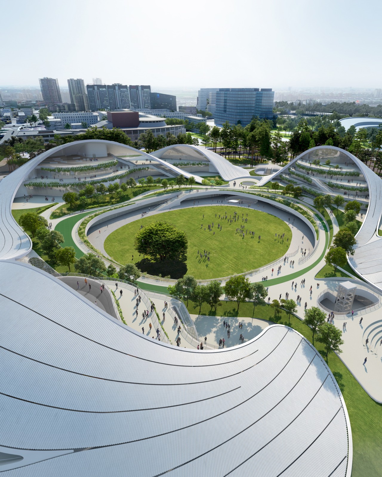 BIM建筑|嘉兴南湖未来广场 / MAD BIM建筑|嘉兴南湖未来广场 / MAD