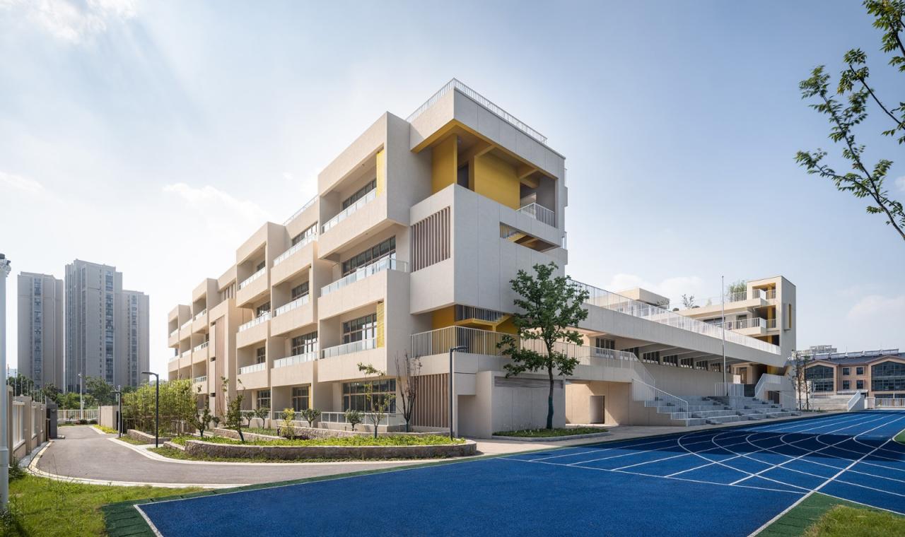 BIM建筑|江苏省南京市文齐路小学 / 荣朝晖工作室 BIM建筑|江苏省南京市文齐路小学 / 荣朝晖工作室