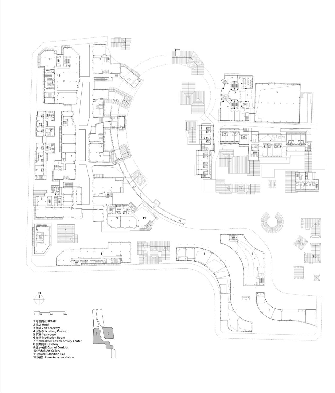 BIM建筑|成都彭州龙兴寺区域城市更新 / BIAD-ASA筑景工作室 BIM建筑|成都彭州龙兴寺区域城市更新 / BIAD-ASA筑景工作室