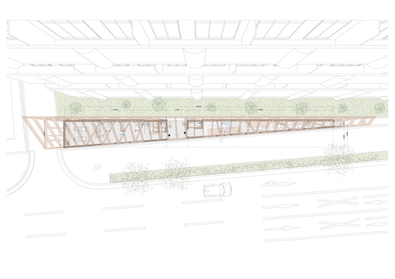 BIM建筑|4x59米三角地,YOKONAGAYA 美容院 / Office for Environment Architecture BIM建筑|4x59米三角地,YOKONAGAYA 美容院 / Office for Environment Architecture