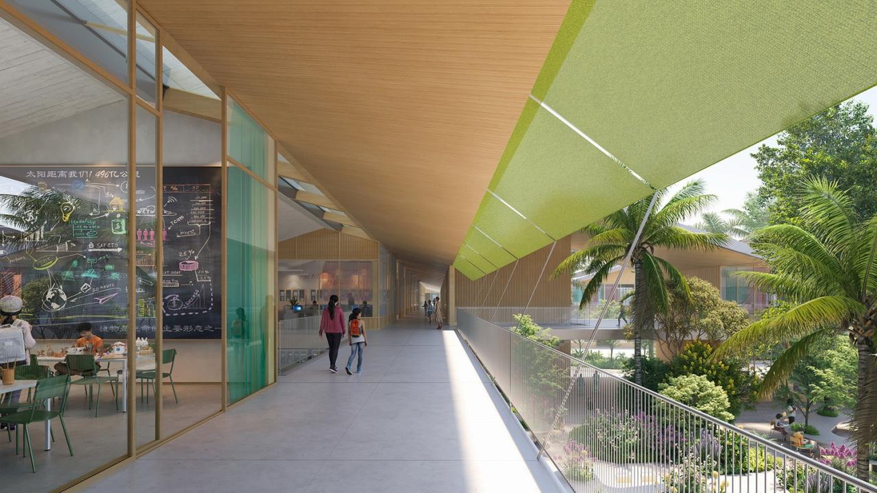BIM建筑|九园学校:与自然共生的校园新场景 / TOPOTEK 1 BIM建筑|九园学校:与自然共生的校园新场景 / TOPOTEK 1