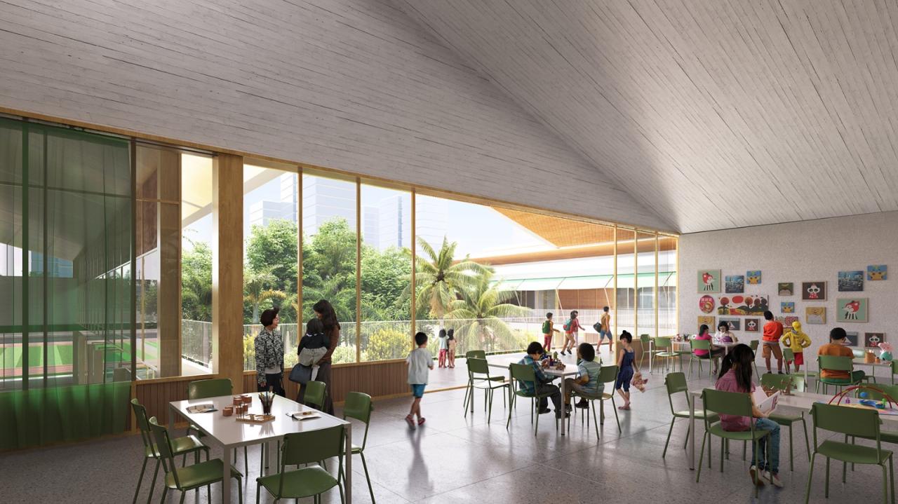 BIM建筑|九园学校:与自然共生的校园新场景 / TOPOTEK 1 BIM建筑|九园学校:与自然共生的校园新场景 / TOPOTEK 1