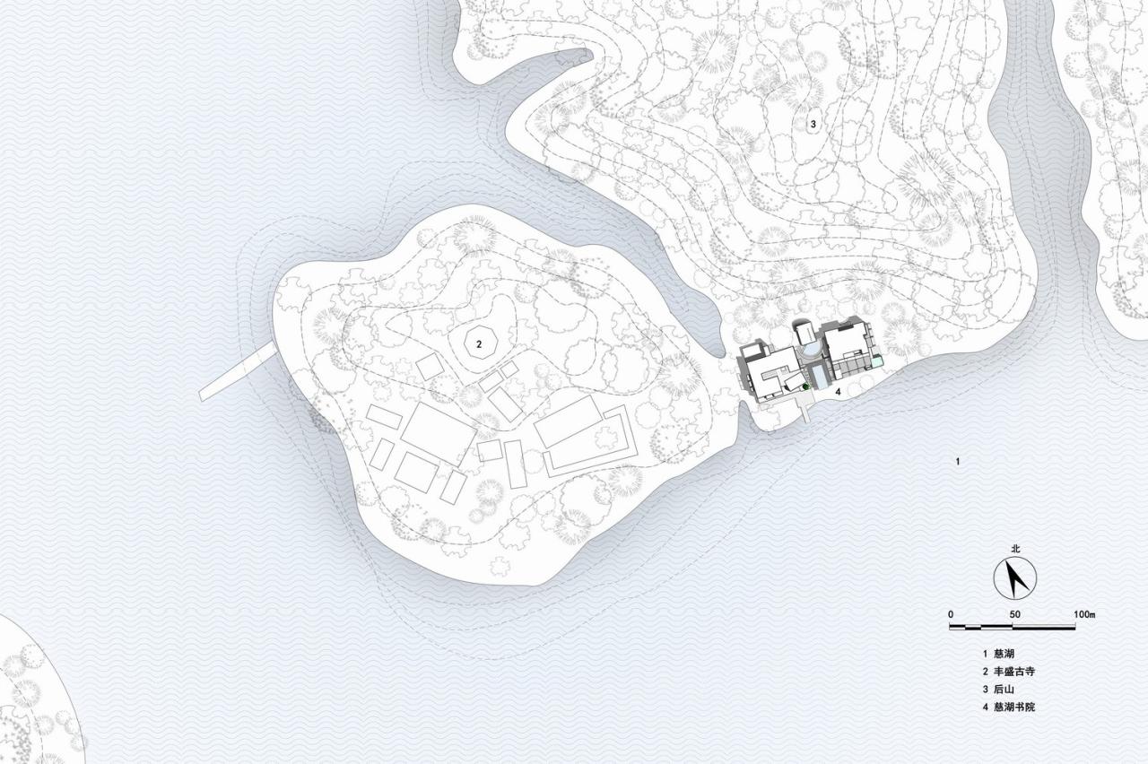 BIM建筑|回应古寺和山水的人文居所:清远慈湖书院 / 城外建筑 BIM建筑|回应古寺和山水的人文居所:清远慈湖书院 / 城外建筑