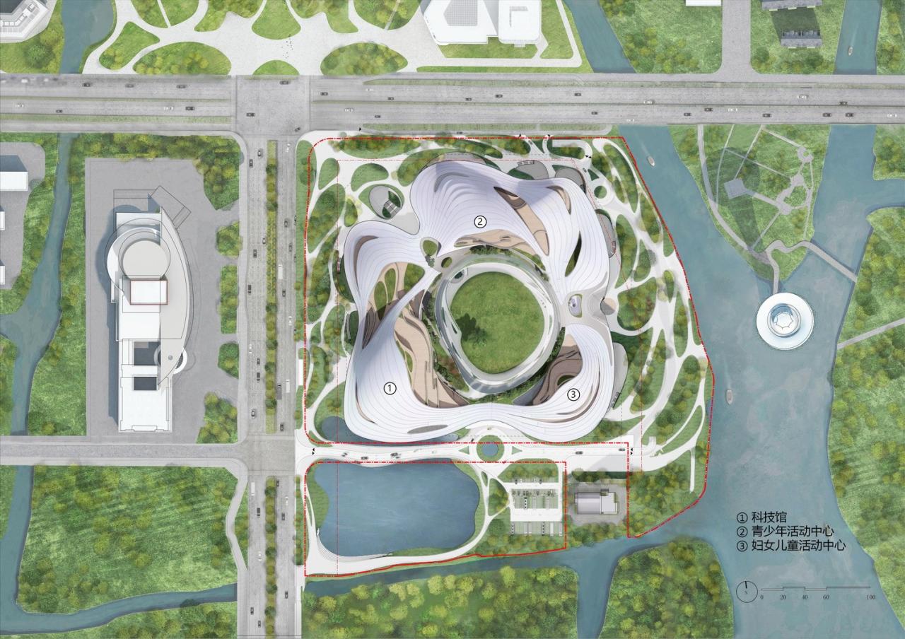 BIM建筑|嘉兴南湖未来广场 / MAD BIM建筑|嘉兴南湖未来广场 / MAD