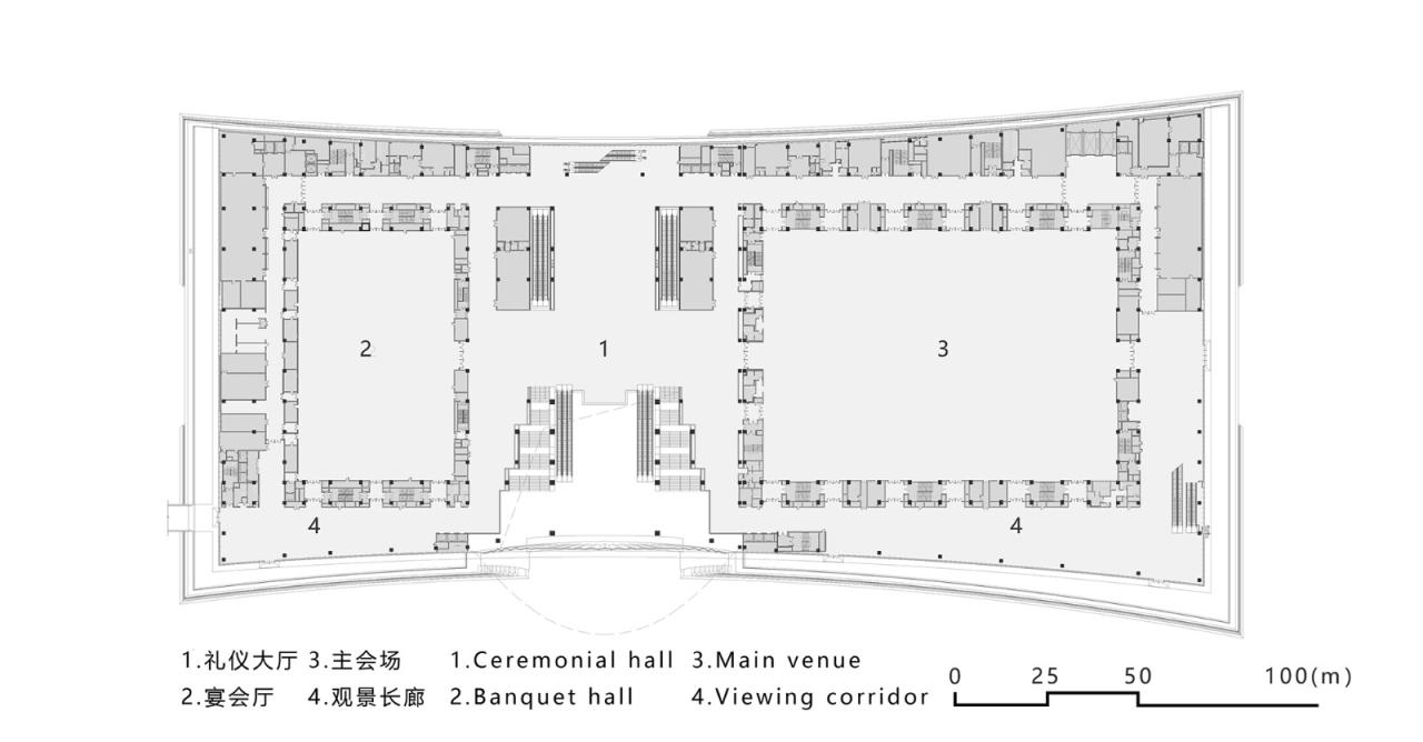 BIM建筑|长沙国际会议中心:水云潇湘 翰墨中华 / 华南理工大学建筑设计研究院有限公司 BIM建筑|长沙国际会议中心:水云潇湘 翰墨中华 / 华南理工大学建筑设计研究院有限公司