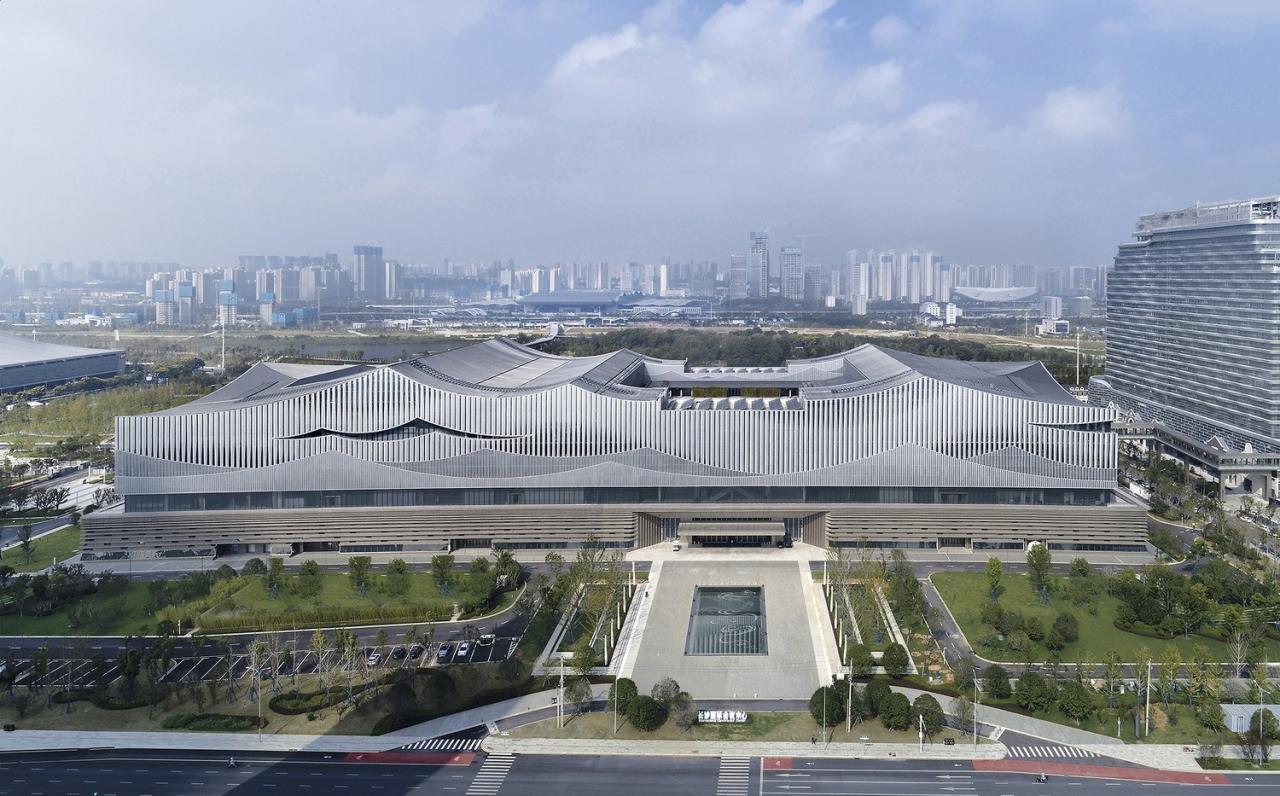 BIM建筑|长沙国际会议中心:水云潇湘 翰墨中华 / 华南理工大学建筑设计研究院有限公司 BIM建筑|长沙国际会议中心:水云潇湘 翰墨中华 / 华南理工大学建筑设计研究院有限公司
