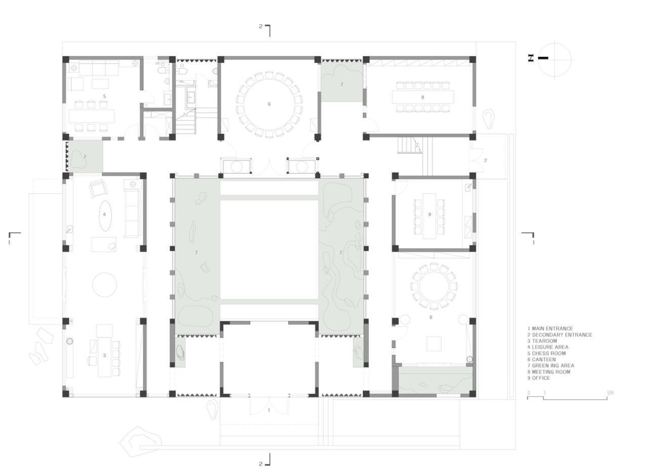 BIM建筑|方院——工业园区里的“四合院”,云南红河州 / 素造建筑 BIM建筑|方院——工业园区里的“四合院”,云南红河州 / 素造建筑