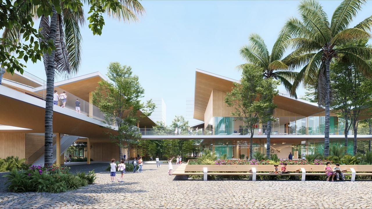 BIM建筑|九园学校:与自然共生的校园新场景 / TOPOTEK 1 BIM建筑|九园学校:与自然共生的校园新场景 / TOPOTEK 1
