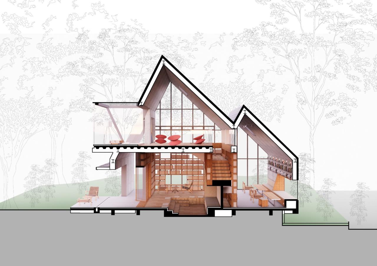BIM建筑|南昆秘境高山书屋 / 城外建筑 BIM建筑|南昆秘境高山书屋 / 城外建筑
