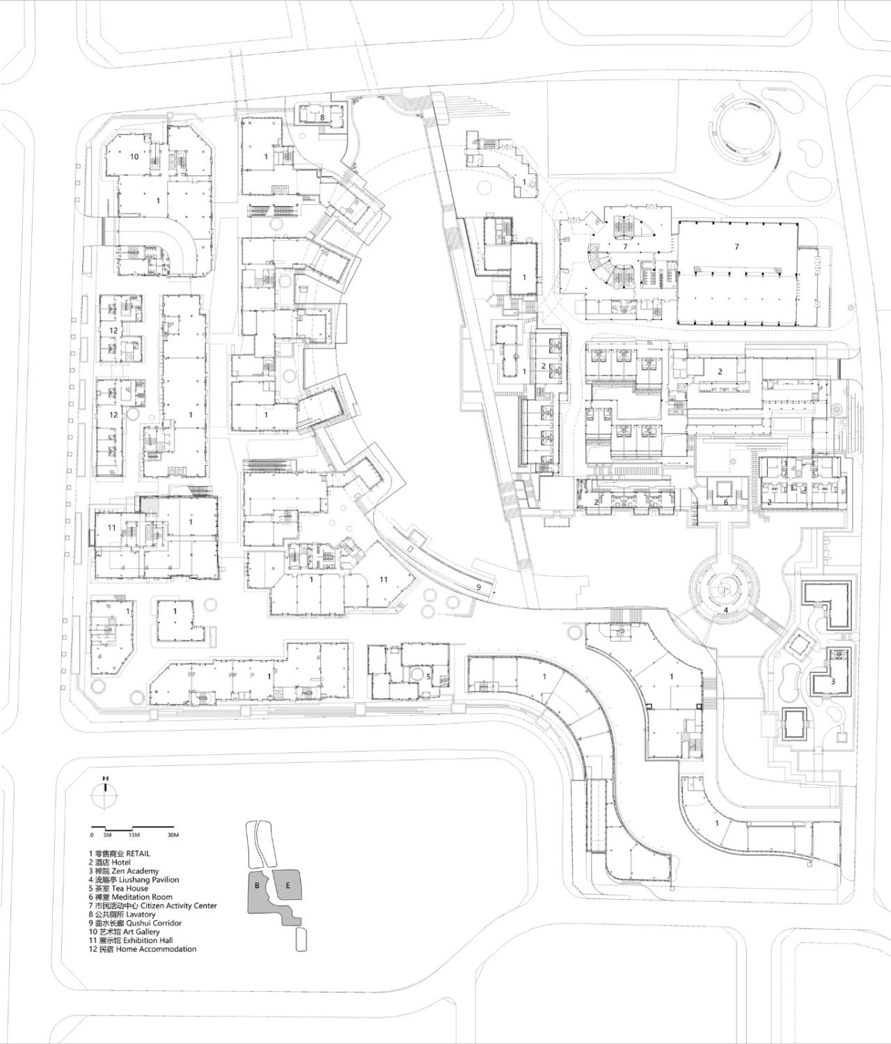 BIM建筑|成都彭州龙兴寺区域城市更新 / BIAD-ASA筑景工作室 BIM建筑|成都彭州龙兴寺区域城市更新 / BIAD-ASA筑景工作室