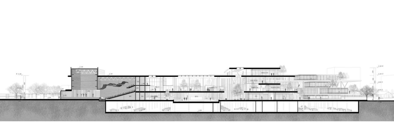 BIM建筑|浦东新区青少年活动中心和群众艺术馆 / 山水秀建筑事务所 BIM建筑|浦东新区青少年活动中心和群众艺术馆 / 山水秀建筑事务所