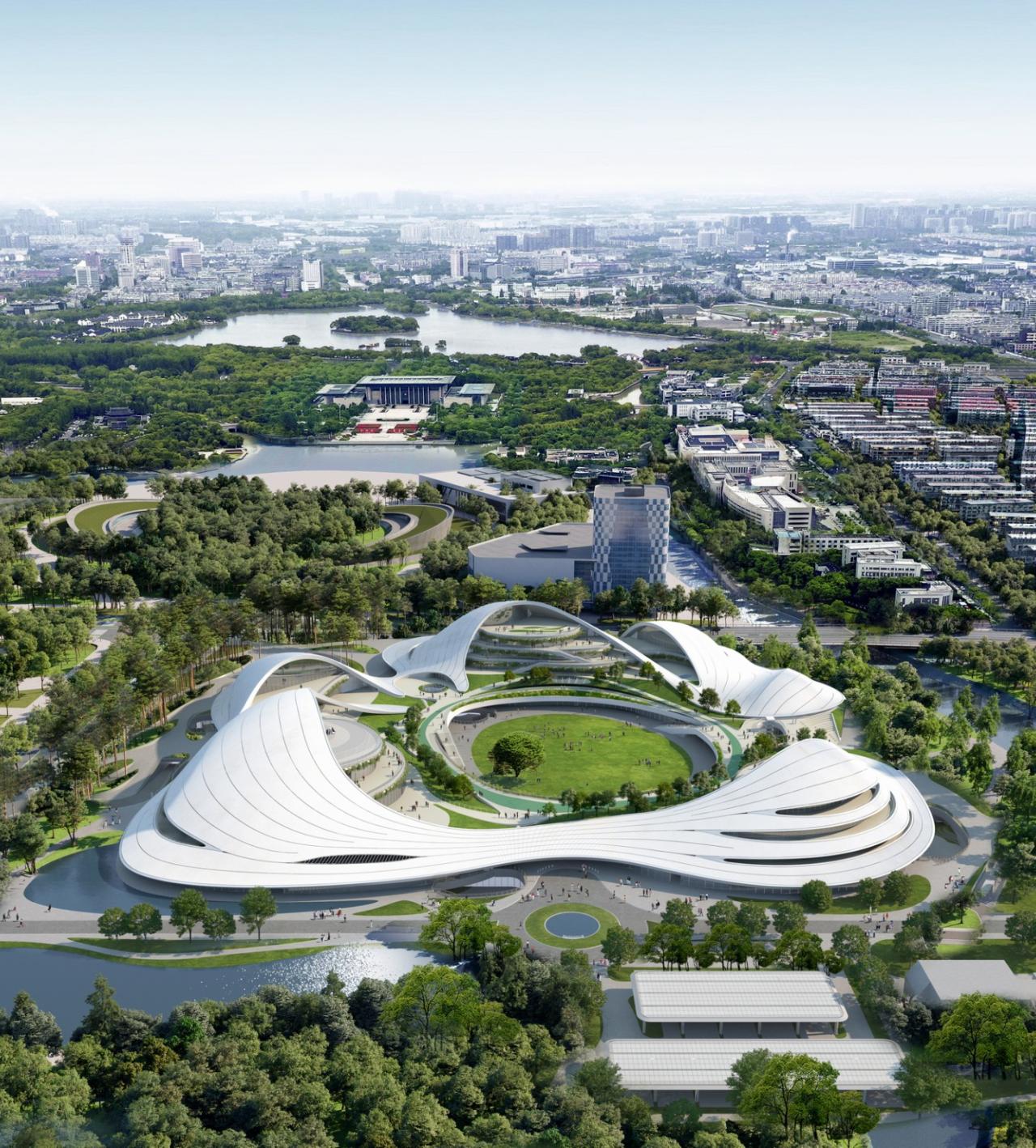 BIM建筑|嘉兴南湖未来广场 / MAD BIM建筑|嘉兴南湖未来广场 / MAD