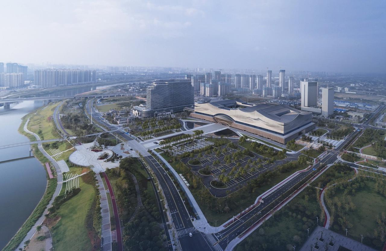 BIM建筑|长沙国际会议中心:水云潇湘 翰墨中华 / 华南理工大学建筑设计研究院有限公司 BIM建筑|长沙国际会议中心:水云潇湘 翰墨中华 / 华南理工大学建筑设计研究院有限公司
