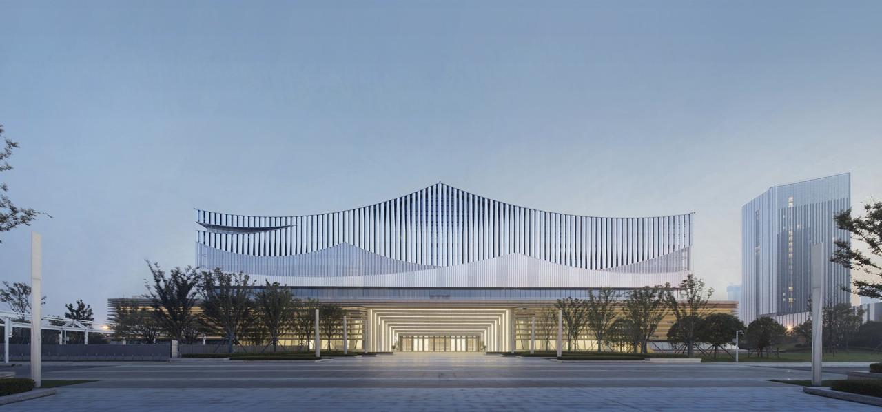 BIM建筑|长沙国际会议中心:水云潇湘 翰墨中华 / 华南理工大学建筑设计研究院有限公司 BIM建筑|长沙国际会议中心:水云潇湘 翰墨中华 / 华南理工大学建筑设计研究院有限公司