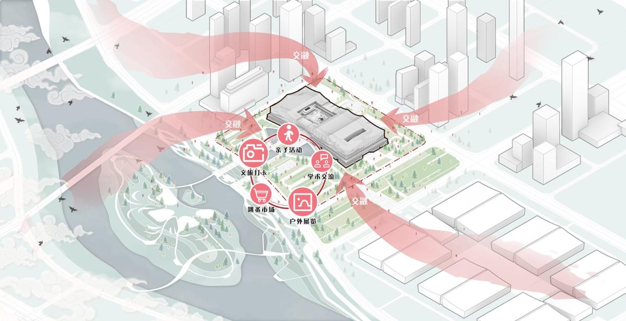 BIM建筑|长沙国际会议中心:水云潇湘 翰墨中华 / 华南理工大学建筑设计研究院有限公司 BIM建筑|长沙国际会议中心:水云潇湘 翰墨中华 / 华南理工大学建筑设计研究院有限公司