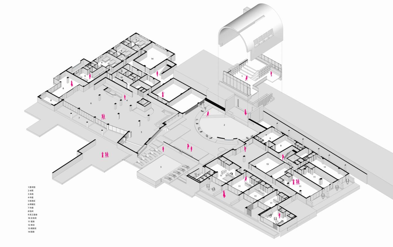 BIM建筑|回应古寺和山水的人文居所:清远慈湖书院 / 城外建筑 BIM建筑|回应古寺和山水的人文居所:清远慈湖书院 / 城外建筑