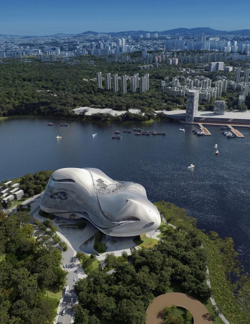 BIM建筑|开放建筑工作室设计“不断变化的水体”剧院 BIM建筑|开放建筑工作室设计“不断变化的水体”剧院