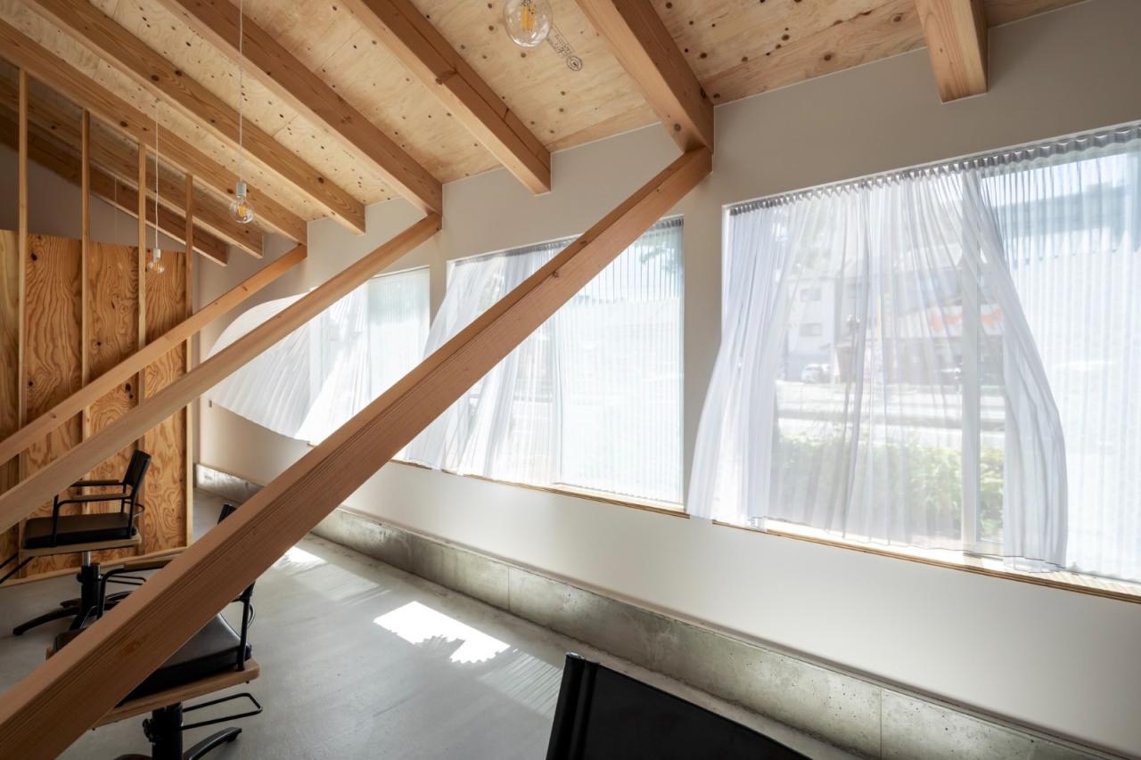 BIM建筑|4x59米三角地,YOKONAGAYA 美容院 / Office for Environment Architecture BIM建筑|4x59米三角地,YOKONAGAYA 美容院 / Office for Environment Architecture