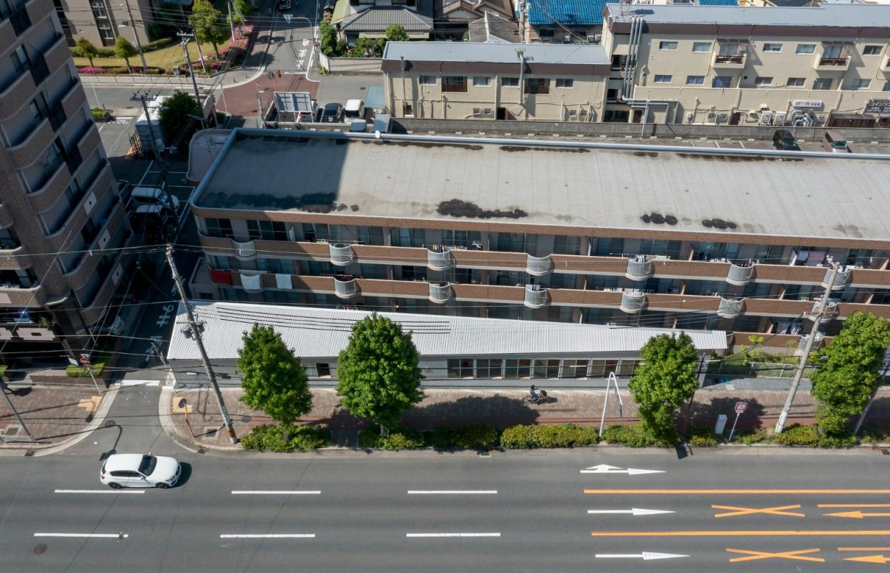 BIM建筑|4x59米三角地,YOKONAGAYA 美容院 / Office for Environment Architecture BIM建筑|4x59米三角地,YOKONAGAYA 美容院 / Office for Environment Architecture