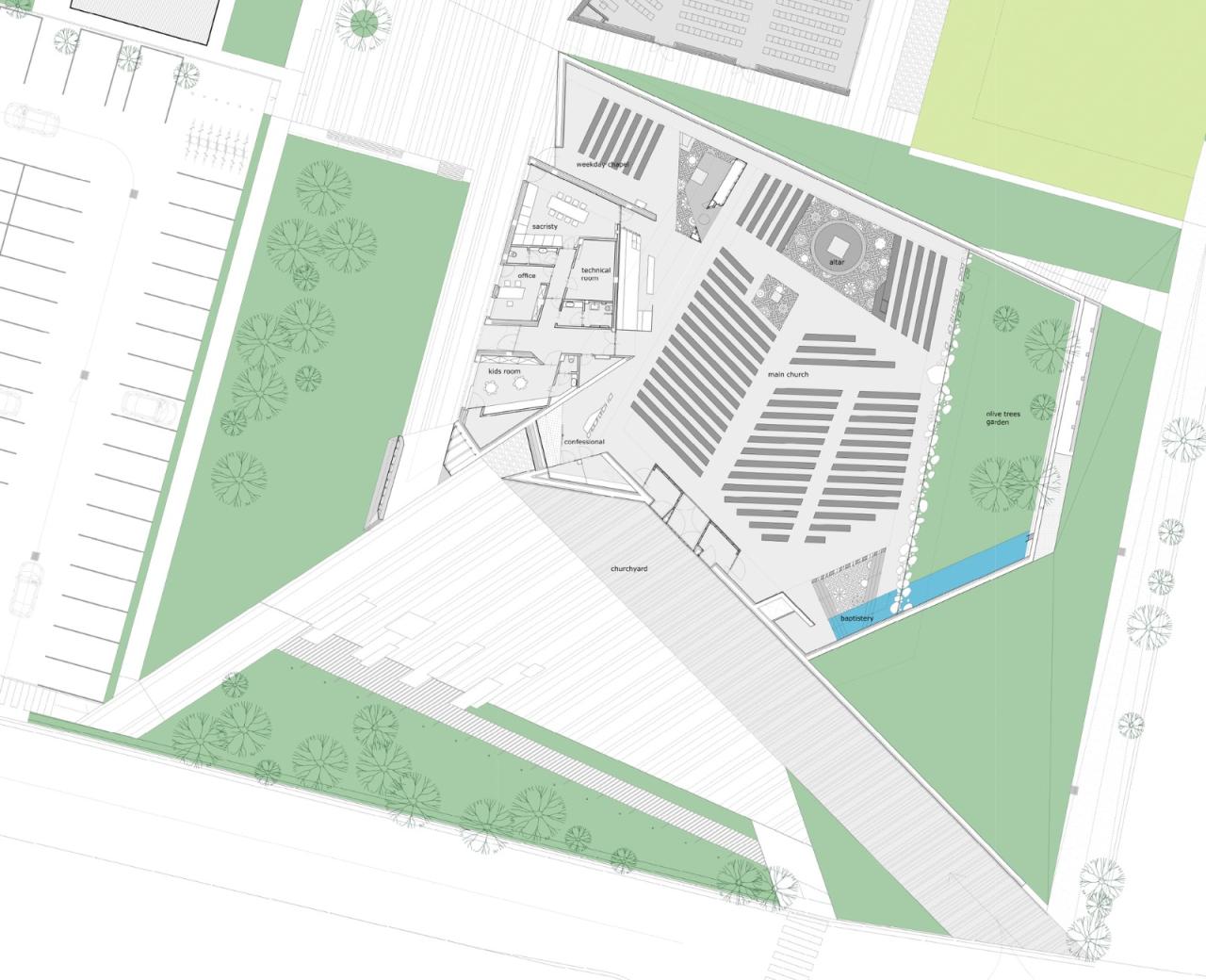 BIM建筑|Redemptoris Mater 教堂 / Studio Kuadra BIM建筑|Redemptoris Mater 教堂 / Studio Kuadra