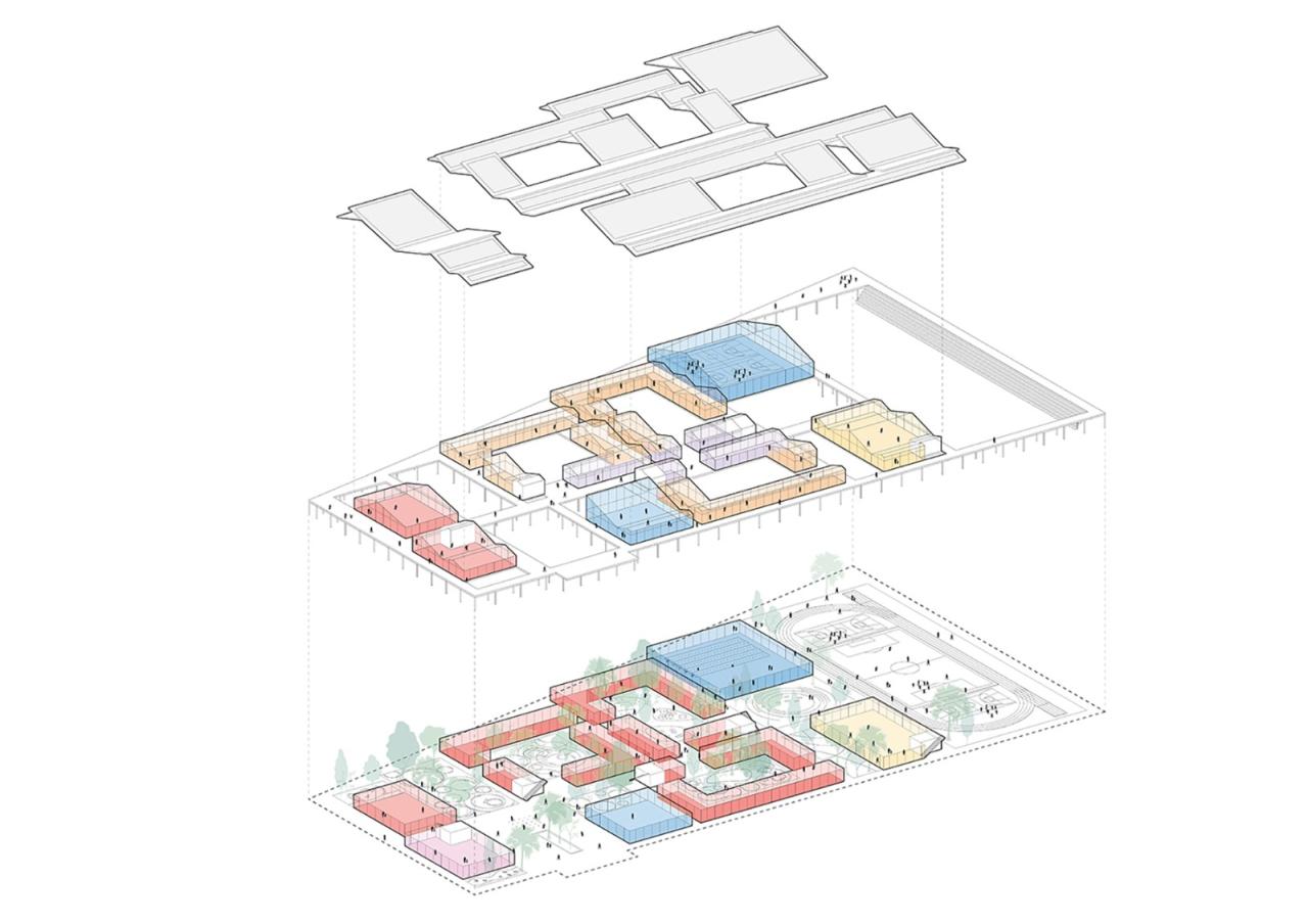 BIM建筑|九园学校:与自然共生的校园新场景 / TOPOTEK 1 BIM建筑|九园学校:与自然共生的校园新场景 / TOPOTEK 1