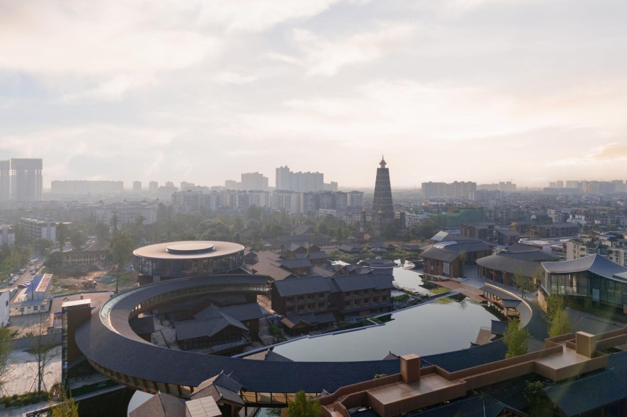 BIM建筑|成都彭州龙兴寺区域城市更新 / BIAD-ASA筑景工作室 BIM建筑|成都彭州龙兴寺区域城市更新 / BIAD-ASA筑景工作室