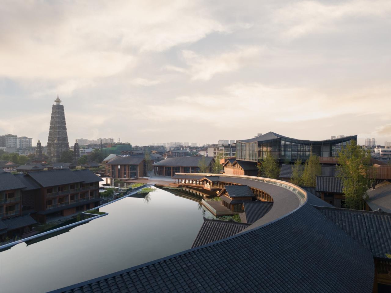 BIM建筑|成都彭州龙兴寺区域城市更新 / BIAD-ASA筑景工作室 BIM建筑|成都彭州龙兴寺区域城市更新 / BIAD-ASA筑景工作室