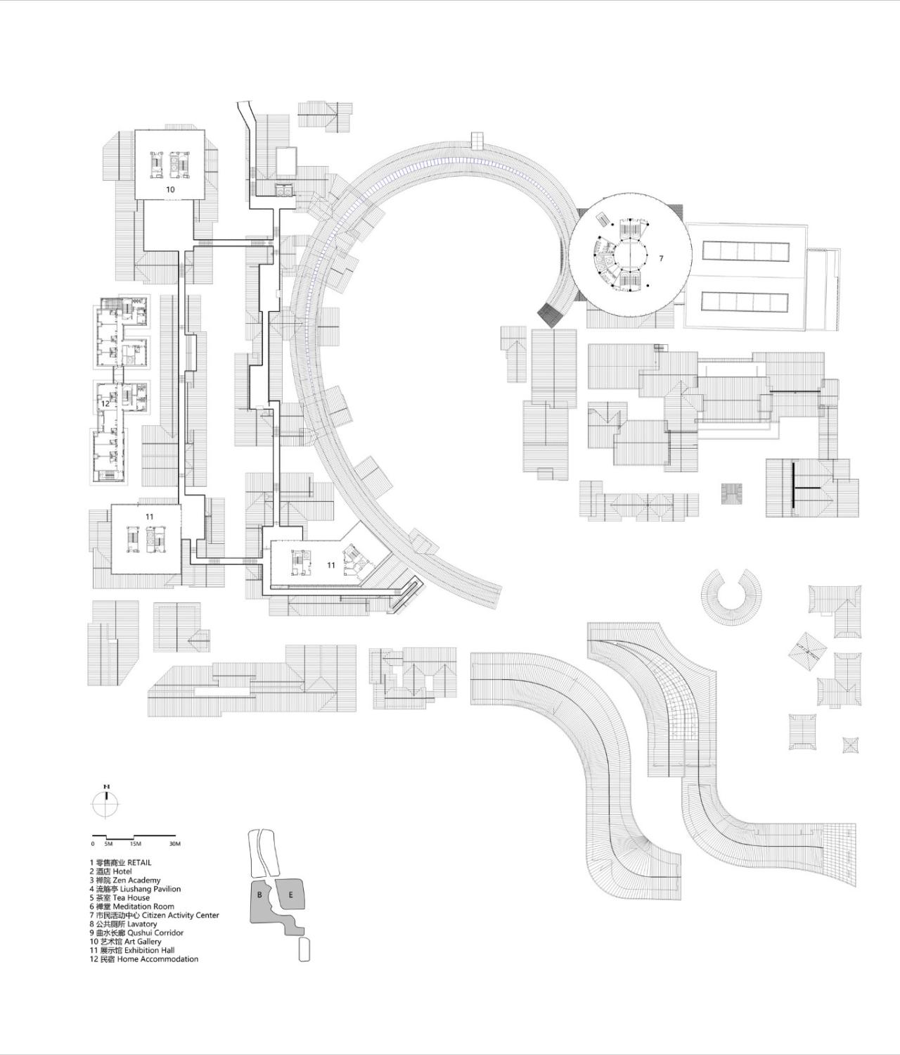 BIM建筑|成都彭州龙兴寺区域城市更新 / BIAD-ASA筑景工作室 BIM建筑|成都彭州龙兴寺区域城市更新 / BIAD-ASA筑景工作室