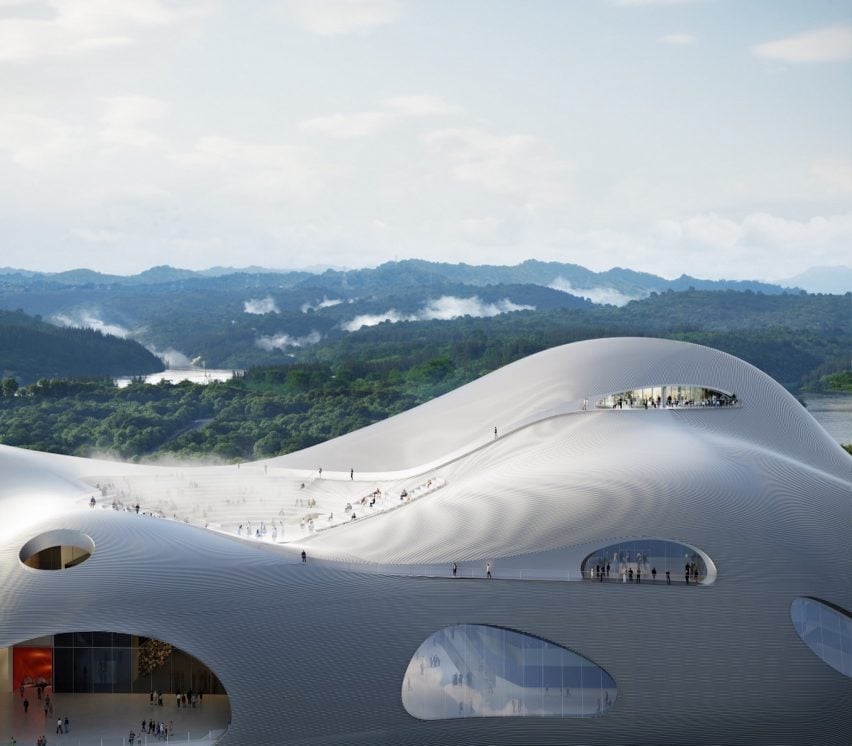 BIM建筑|开放建筑工作室设计“不断变化的水体”剧院 BIM建筑|开放建筑工作室设计“不断变化的水体”剧院