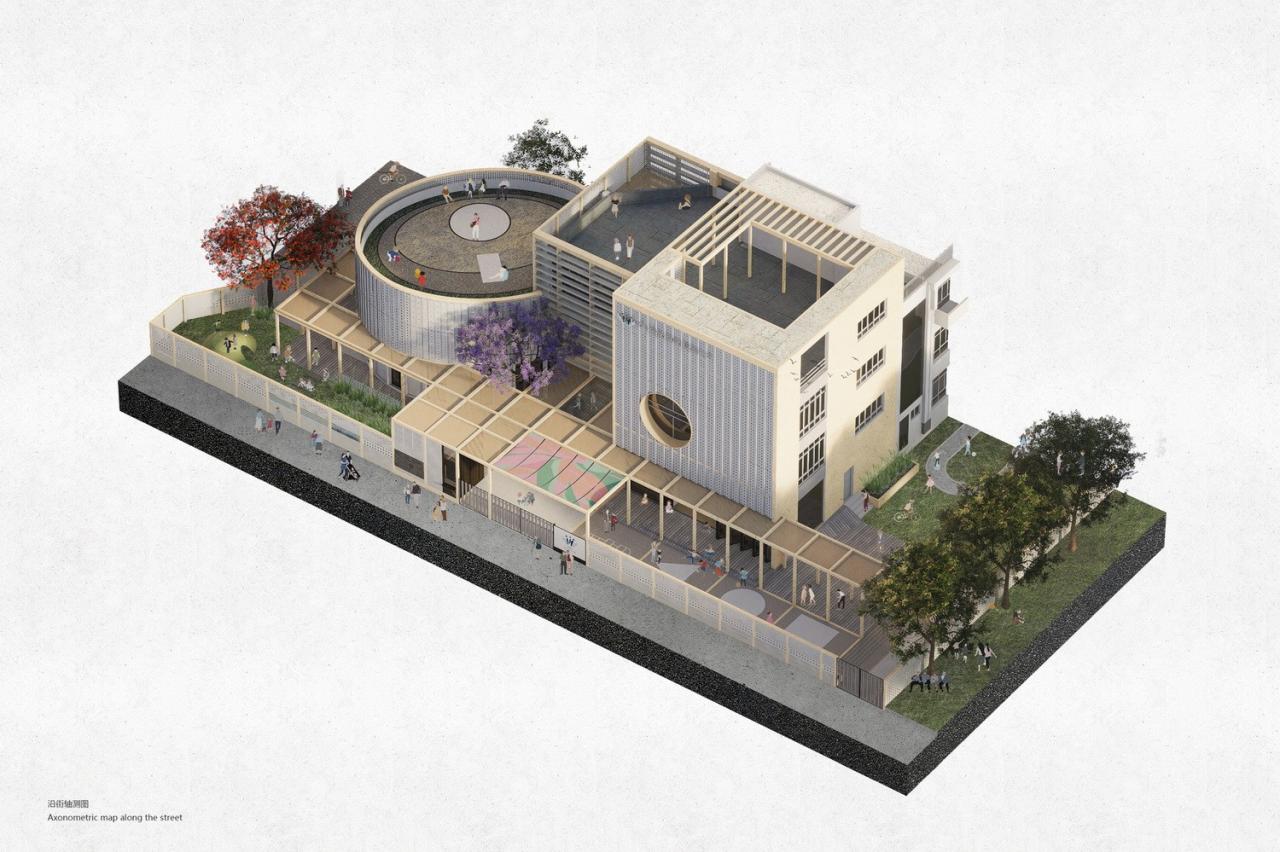 BIM建筑|新安海贝幼儿园改造 / 深圳对角线建筑设计 BIM建筑|新安海贝幼儿园改造 / 深圳对角线建筑设计