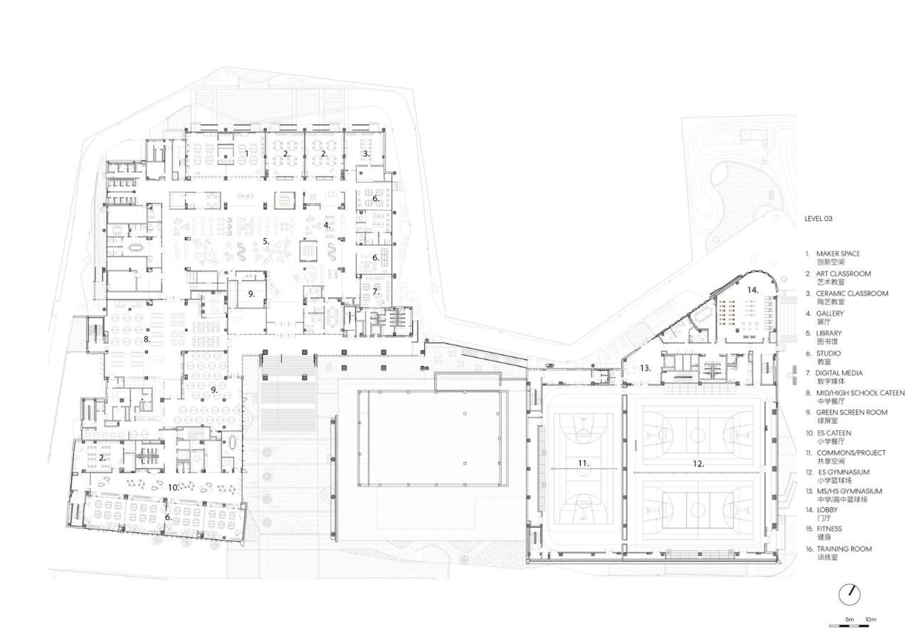 BIM建筑|广州美国人外籍人员子女学校科学城校区 / Perkins&Will BIM建筑|广州美国人外籍人员子女学校科学城校区 / Perkins&Will