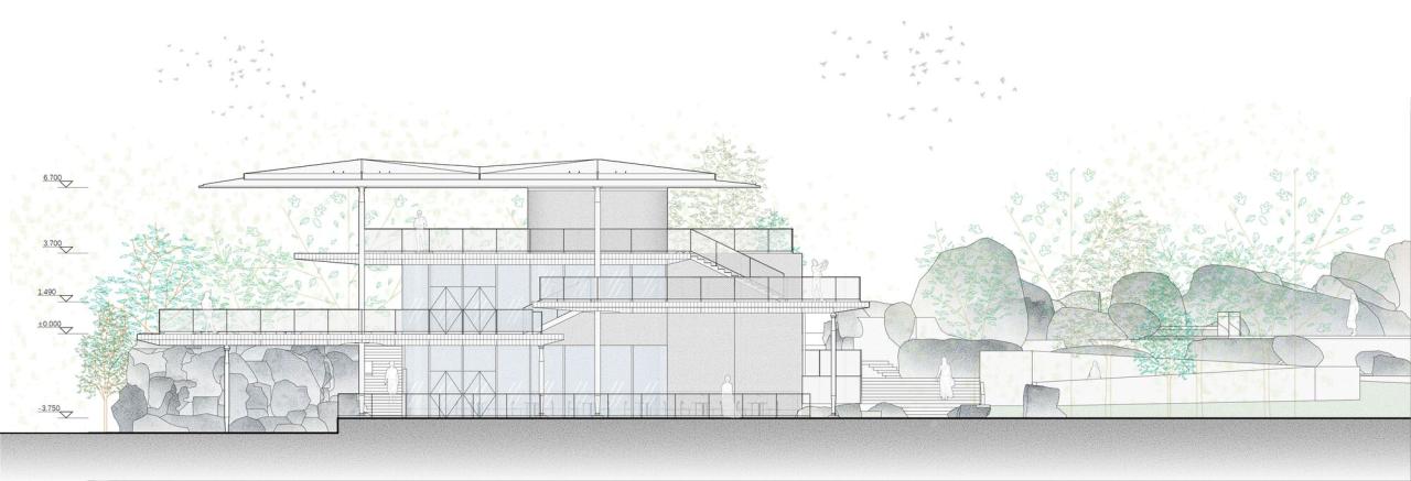 BIM建筑|杭州滨江公共空间·涧石驿与停云驿 / 同济原作设计工作室 BIM建筑|杭州滨江公共空间·涧石驿与停云驿 / 同济原作设计工作室