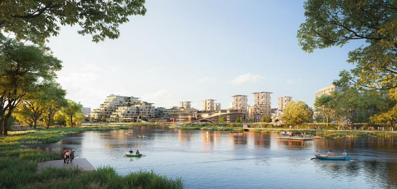 BIM建筑|水乡社区:上海西岑科创中心 / Foster + Partners BIM建筑|水乡社区:上海西岑科创中心 / Foster + Partners