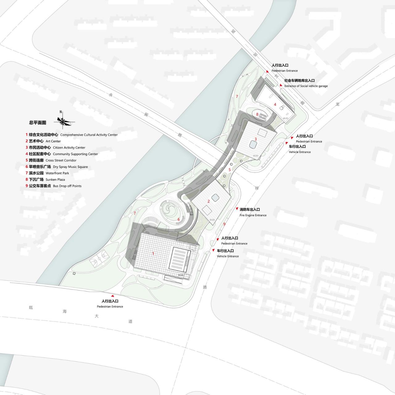 BIM建筑|温州高新文化广场 / 同济大学建筑设计研究院 BIM建筑|温州高新文化广场 / 同济大学建筑设计研究院