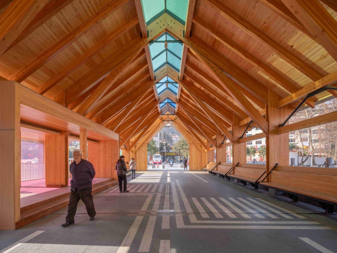 BIM建筑|康县新人字桥及周边商业街更新设计 / 三文建筑 何崴工作室 BIM建筑|康县新人字桥及周边商业街更新设计 / 三文建筑 何崴工作室