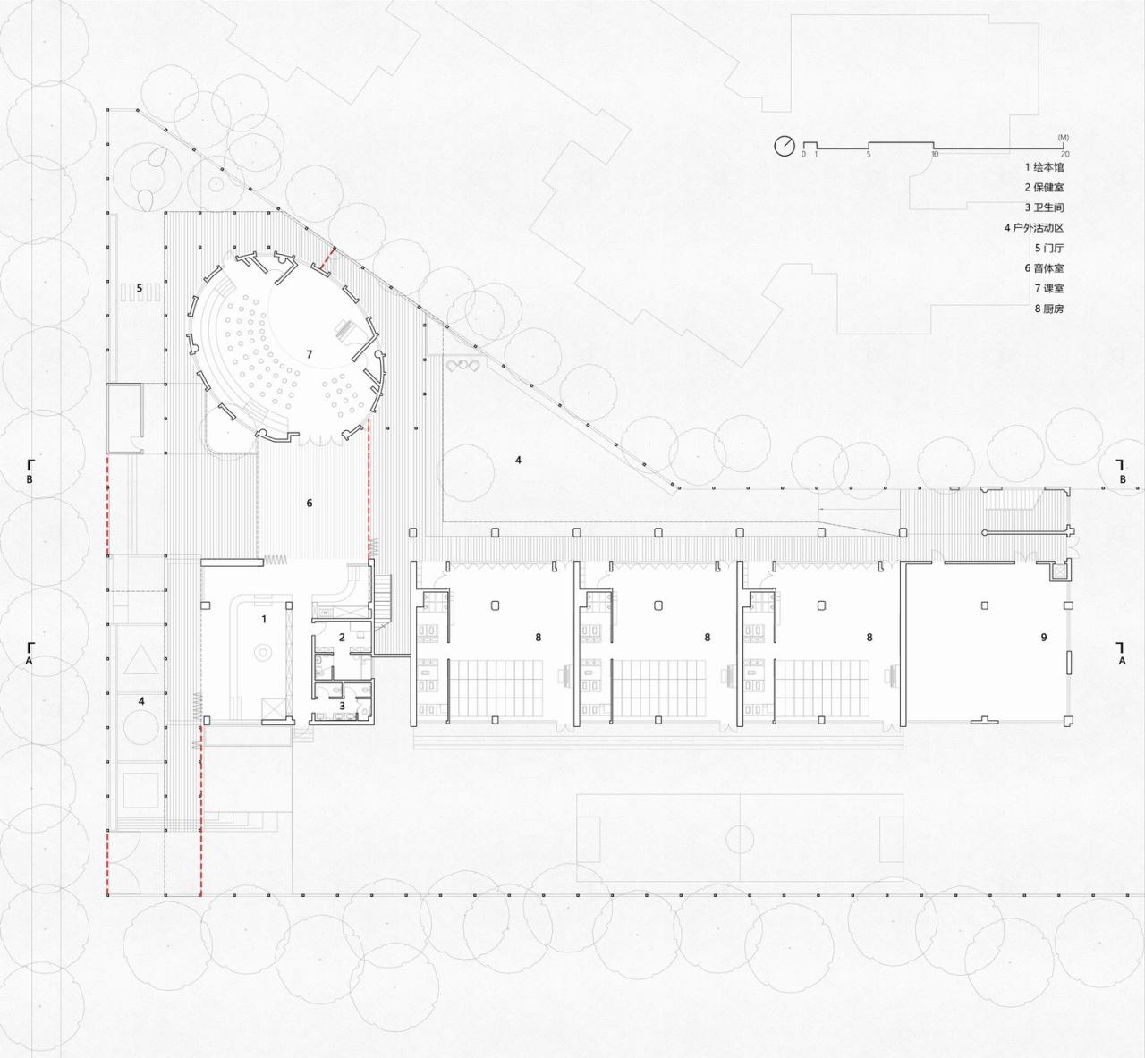 BIM建筑|新安海贝幼儿园改造 / 深圳对角线建筑设计 BIM建筑|新安海贝幼儿园改造 / 深圳对角线建筑设计